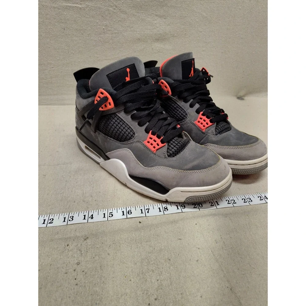 Nike Air Jordan 4 Retro Infrared Grey Black DH6927-061 Mens Size 11.5‎